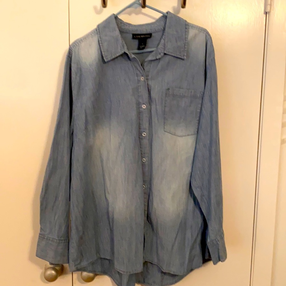 Chambray (denim) button up shirt